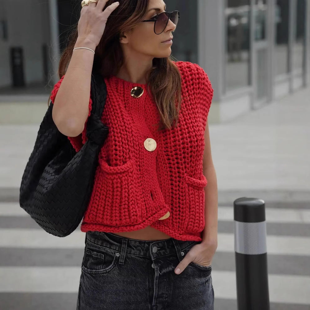 Bellia - Stylish Knitted Vest