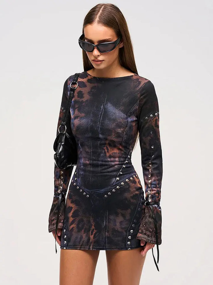 Aliannia -  Edgy Mini Dress