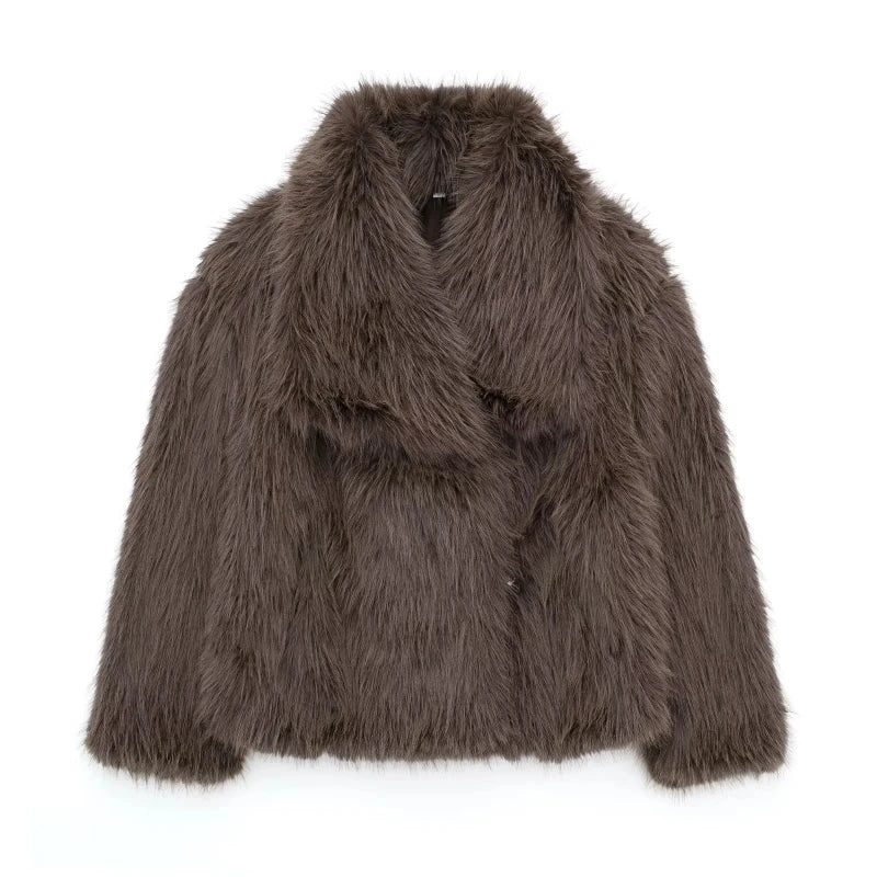 Mara - Luxurious Faux Fur Coat