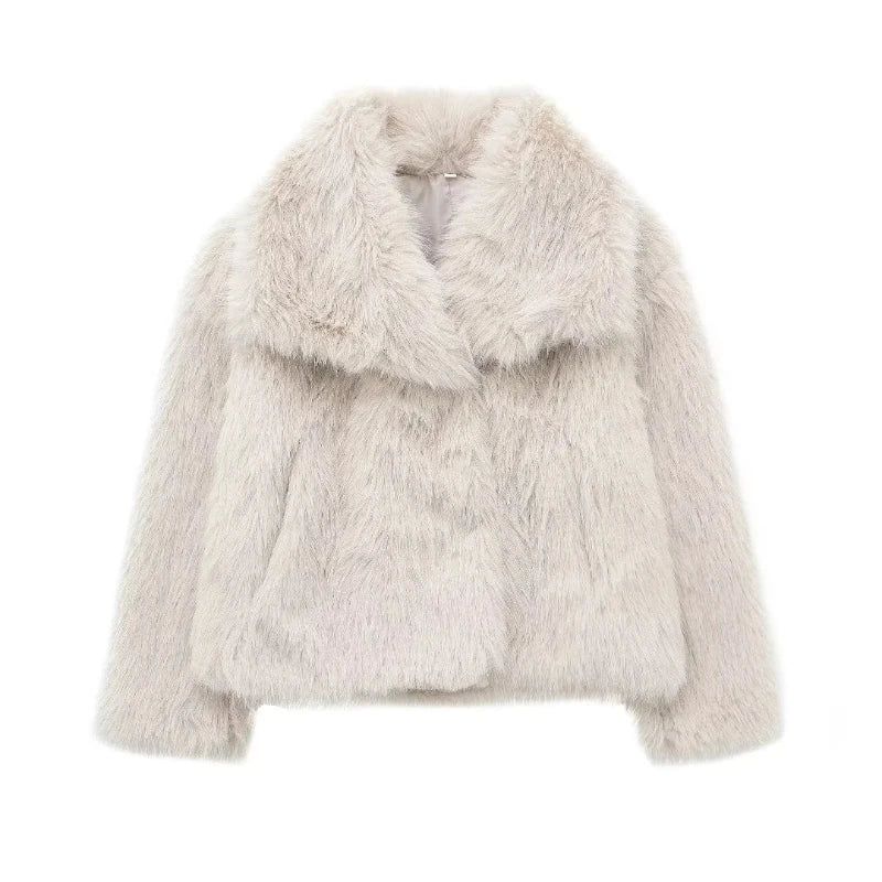 Mara - Luxurious Faux Fur Coat