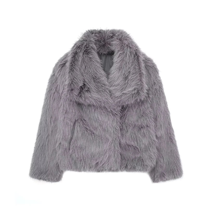 Mara - Luxurious Faux Fur Coat