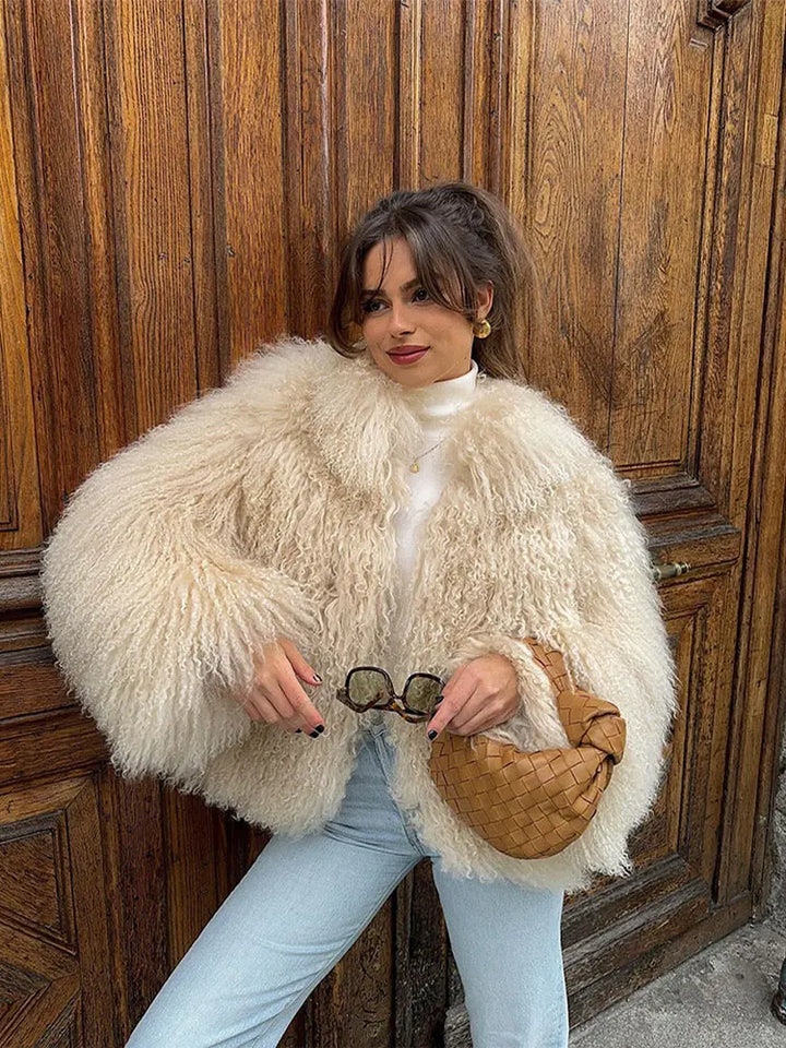 Capria - Fluffy Fur Coat