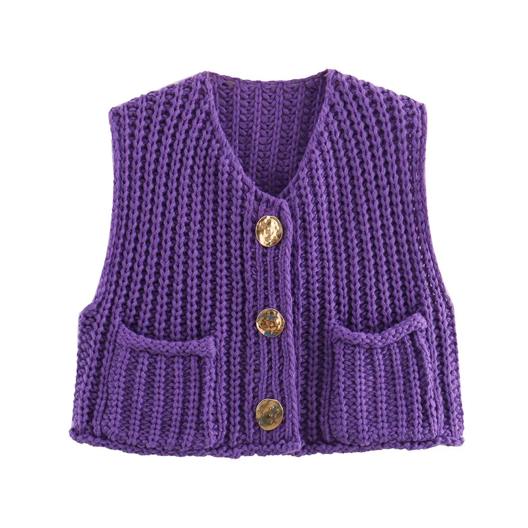 Bellia - Stylish Knitted Vest